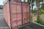 Container 20fot Lukket med dører