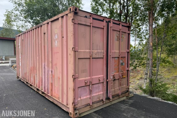 Container 20fot Lukket med dører