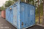 Container 20fot Lukket med dører