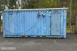 Container 20fot Lukket med dører