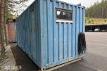Container 20fot Lukket med dører