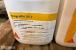 Parti med antigraffitimidler – Sika Antigrafitti 24-7, SikaAntigraffiti-15 og AGS 3502