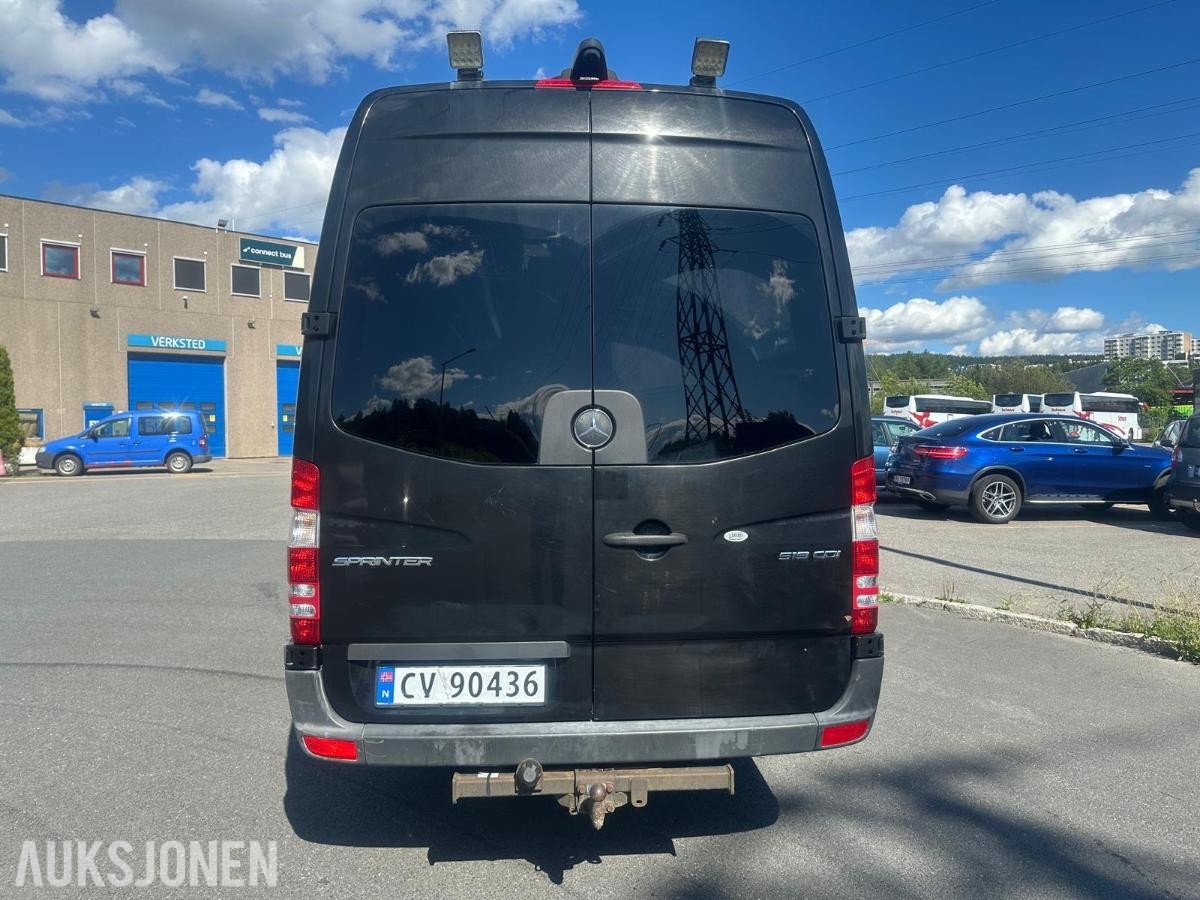 2018 Mercedes-Benz Sprinter 17-seter Minibuss, Automat, Ryggekamera, Kupevarmer
