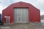 Garasje- Lagerhall Isolert med dør og skyveport