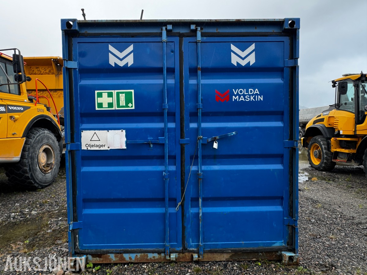 8 Fots Lager- Garasje Container