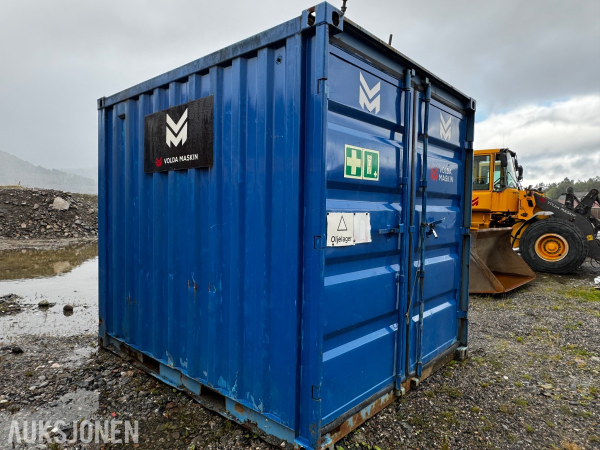 8 Fots Lager- Garasje Container