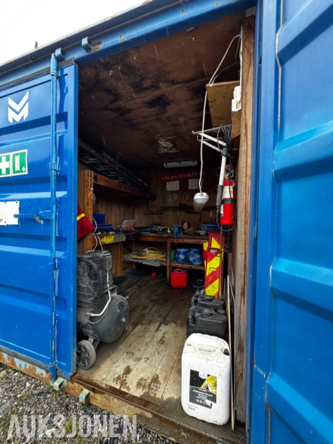 8 Fots Lager- Garasje Container