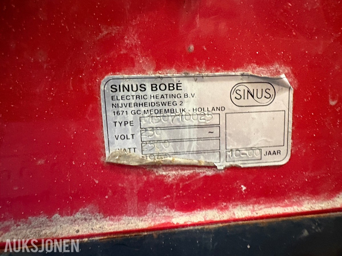 2000 Sinus Bobè A150710025 tapetfjerner