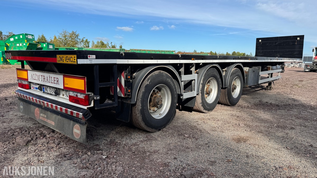 2022 Alim Treyler 3-akslet plansemitrailer – 45 tonn totalvekt – EU-Godkjent