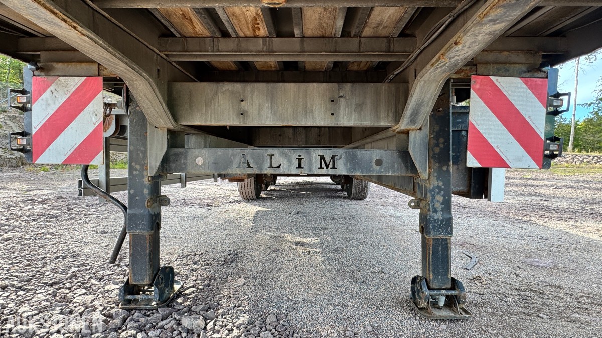 2022 Alim Treyler 3-akslet plansemitrailer – 45 tonn totalvekt – EU-Godkjent