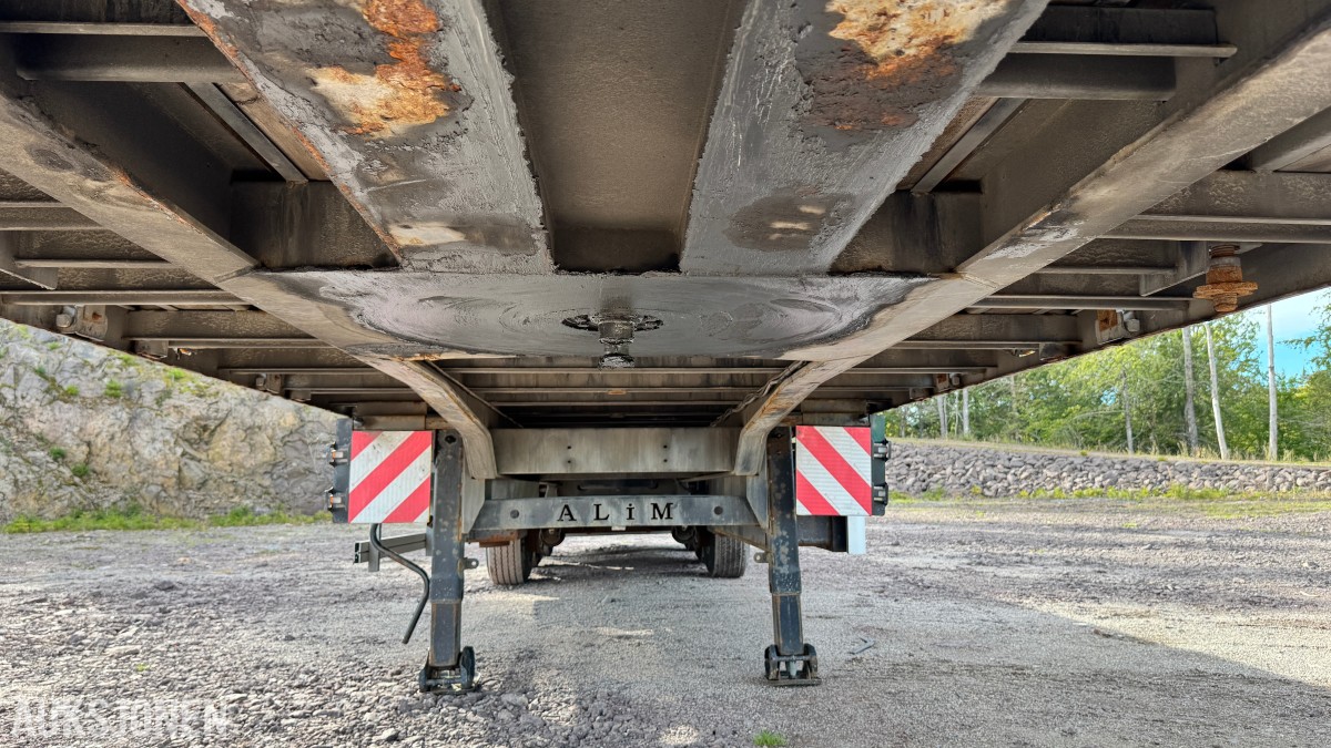 2022 Alim Treyler 3-akslet plansemitrailer – 45 tonn totalvekt – EU-Godkjent