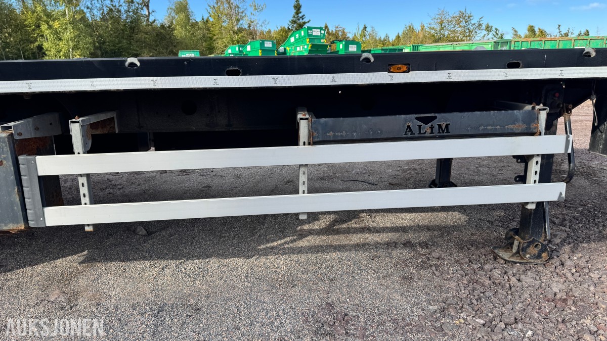 2022 Alim Treyler 3-akslet plansemitrailer – 45 tonn totalvekt – EU-Godkjent