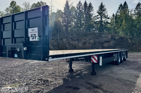 2022 Alim Treyler 3-akslet plansemitrailer – 45 tonn totalvekt – EU-Godkjent
