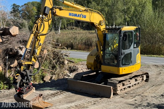2017 Komatsu PC78US-10 Gravemaskin - Rototilt tiltrotator - 3122 timer - S50