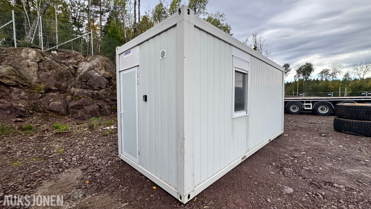 20-fots Uniteam stålcontainer – kontor, møterom, spiserom eller lager
