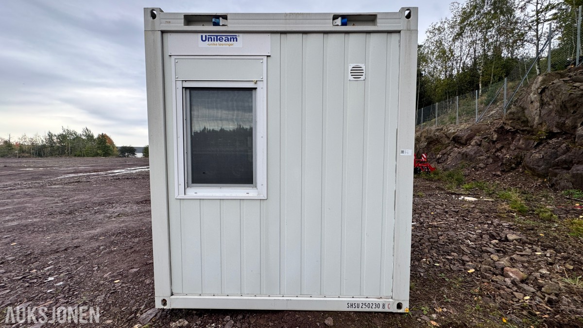20-fots Uniteam stålcontainer – kontor, møterom, spiserom eller lager