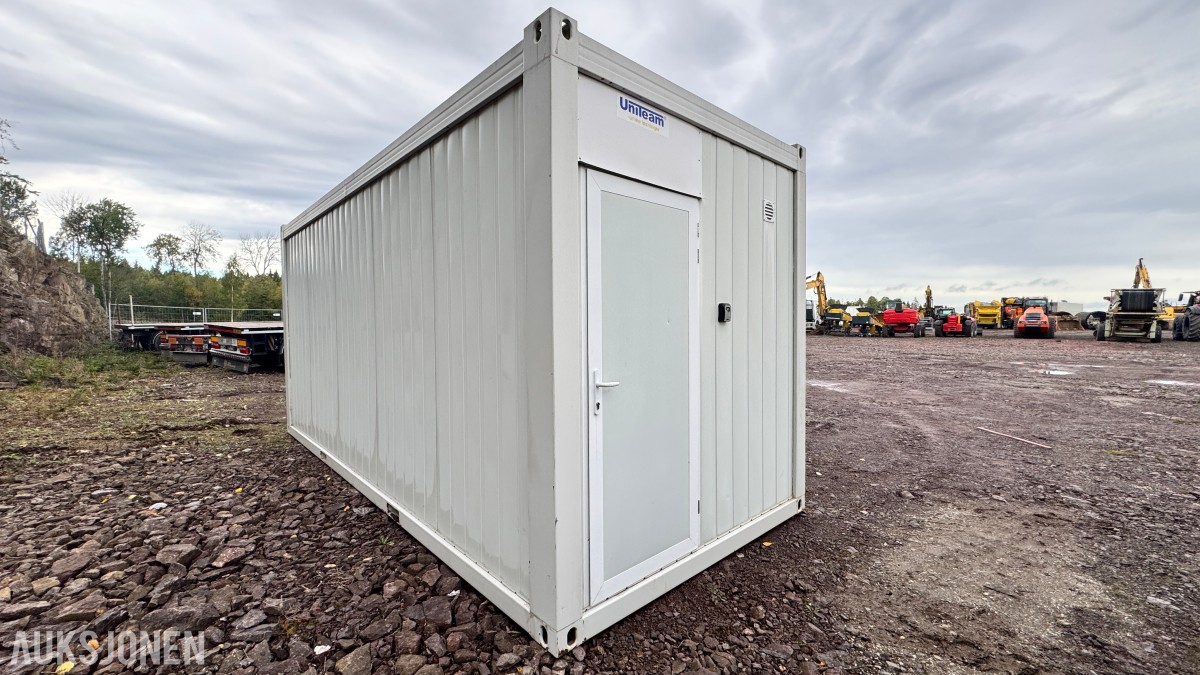 20-fots Uniteam stålcontainer – kontor, møterom, spiserom eller lager