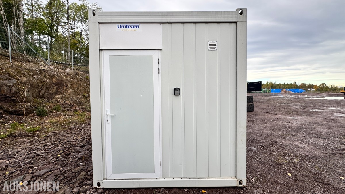 20-fots Uniteam stålcontainer – kontor, møterom, spiserom eller lager