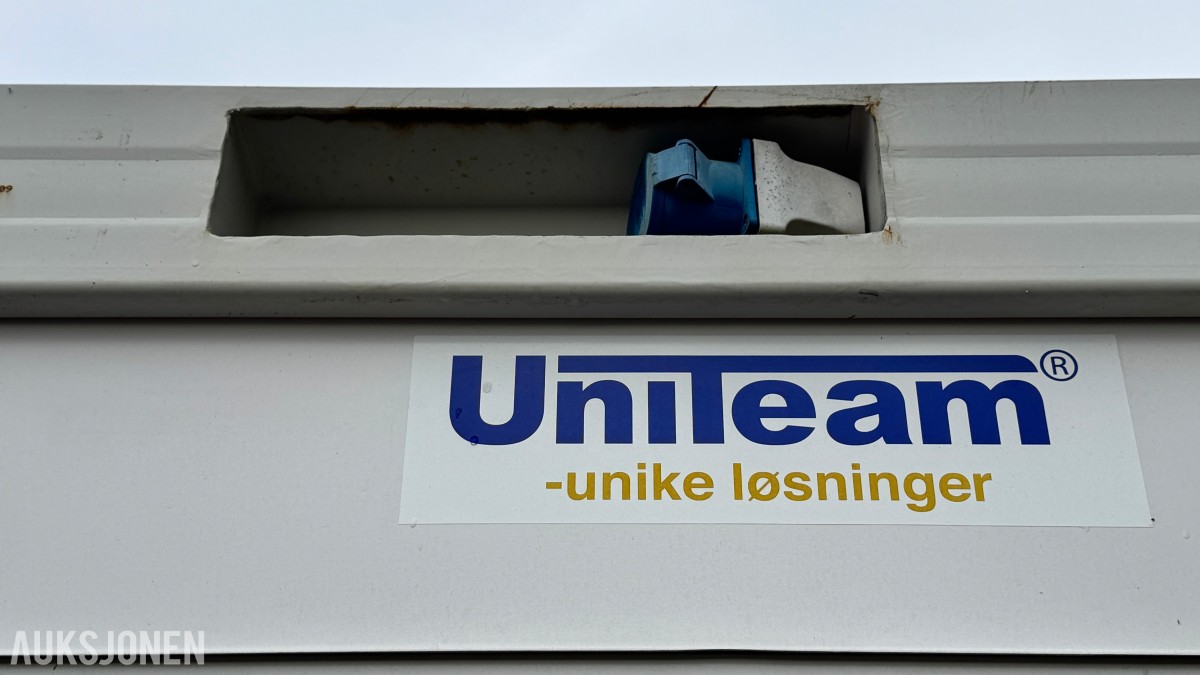 20-fots Uniteam stålcontainer – kontor, møterom, spiserom eller lager