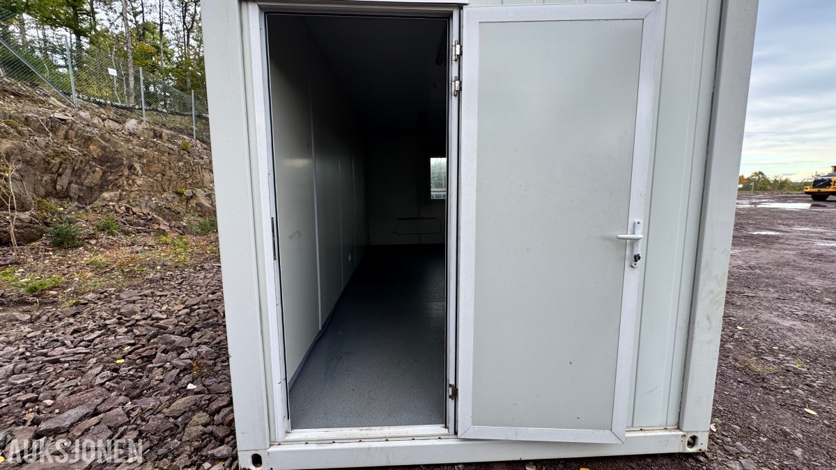 20-fots Uniteam stålcontainer – kontor, møterom, spiserom eller lager