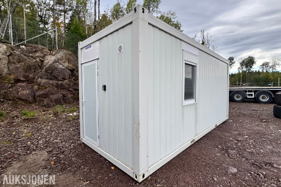20-fots Uniteam stålcontainer – kontor, møterom, spiserom eller lager