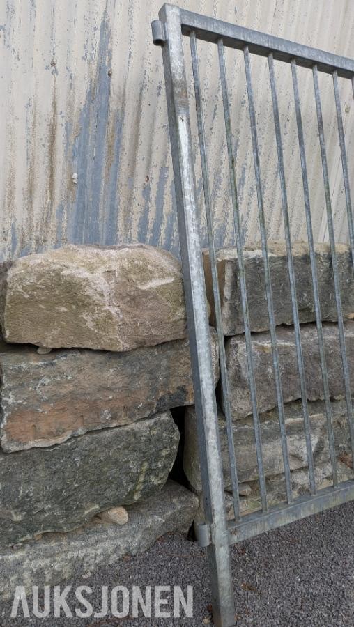 Stål port 3 x 2,5m - ingen minstepris