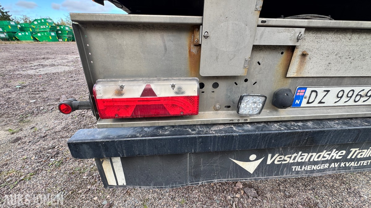 HRD SPLB3N 3-akslet plansemitrailer – 45 tonn toltalvekt – EU-Godkjent
