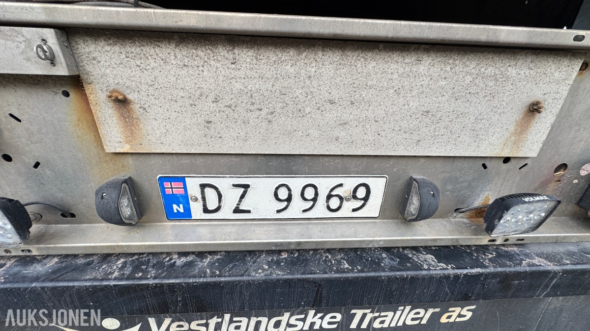 HRD SPLB3N 3-akslet plansemitrailer – 45 tonn toltalvekt – EU-Godkjent