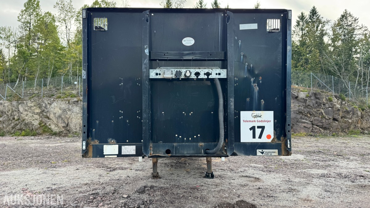 HRD SPLB3N 3-akslet plansemitrailer – 45 tonn toltalvekt – EU-Godkjent