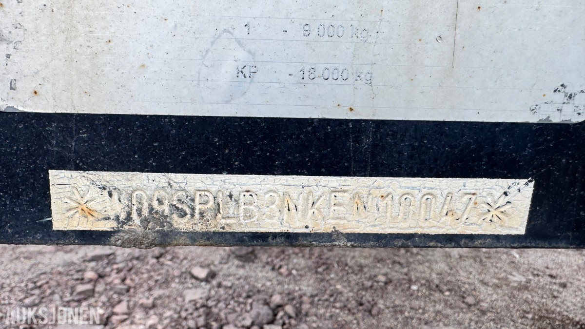 HRD SPLB3N 3-akslet plansemitrailer – 45 tonn toltalvekt – EU-Godkjent