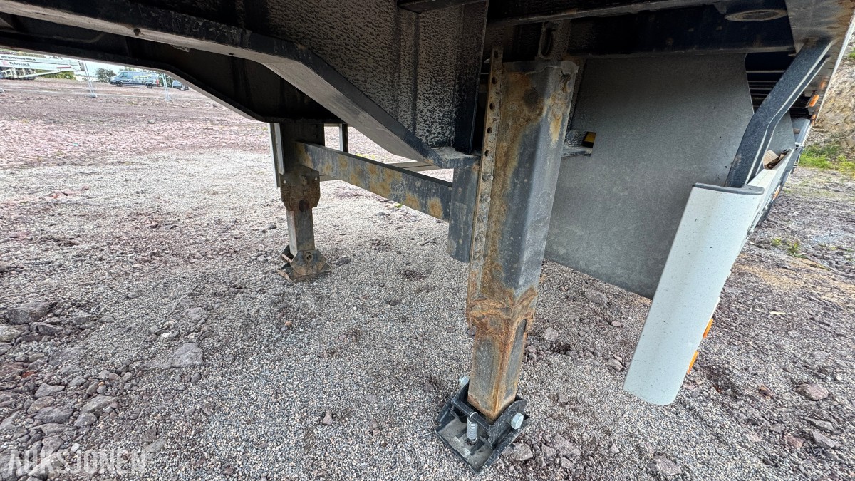 HRD SPLB3N 3-akslet plansemitrailer – 45 tonn toltalvekt – EU-Godkjent