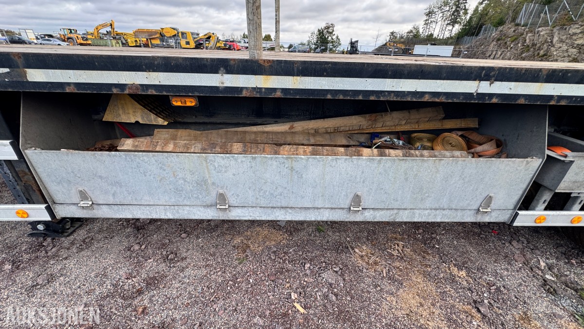 HRD SPLB3N 3-akslet plansemitrailer – 45 tonn toltalvekt – EU-Godkjent