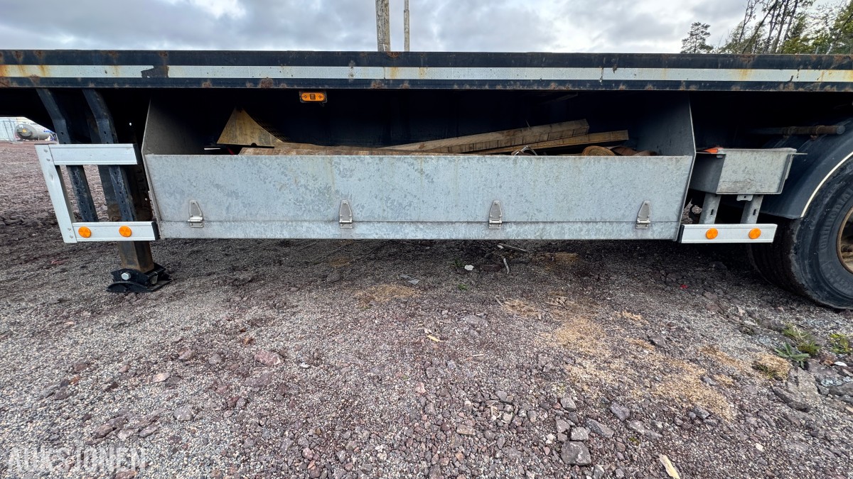 HRD SPLB3N 3-akslet plansemitrailer – 45 tonn toltalvekt – EU-Godkjent