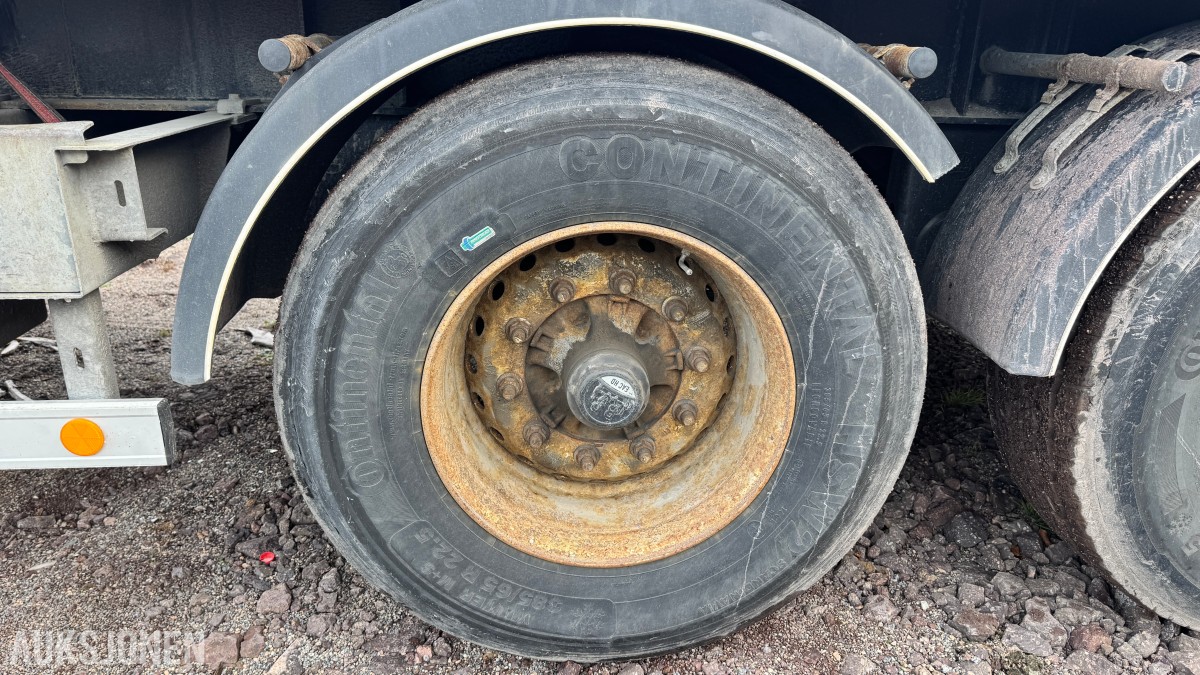 HRD SPLB3N 3-akslet plansemitrailer – 45 tonn toltalvekt – EU-Godkjent