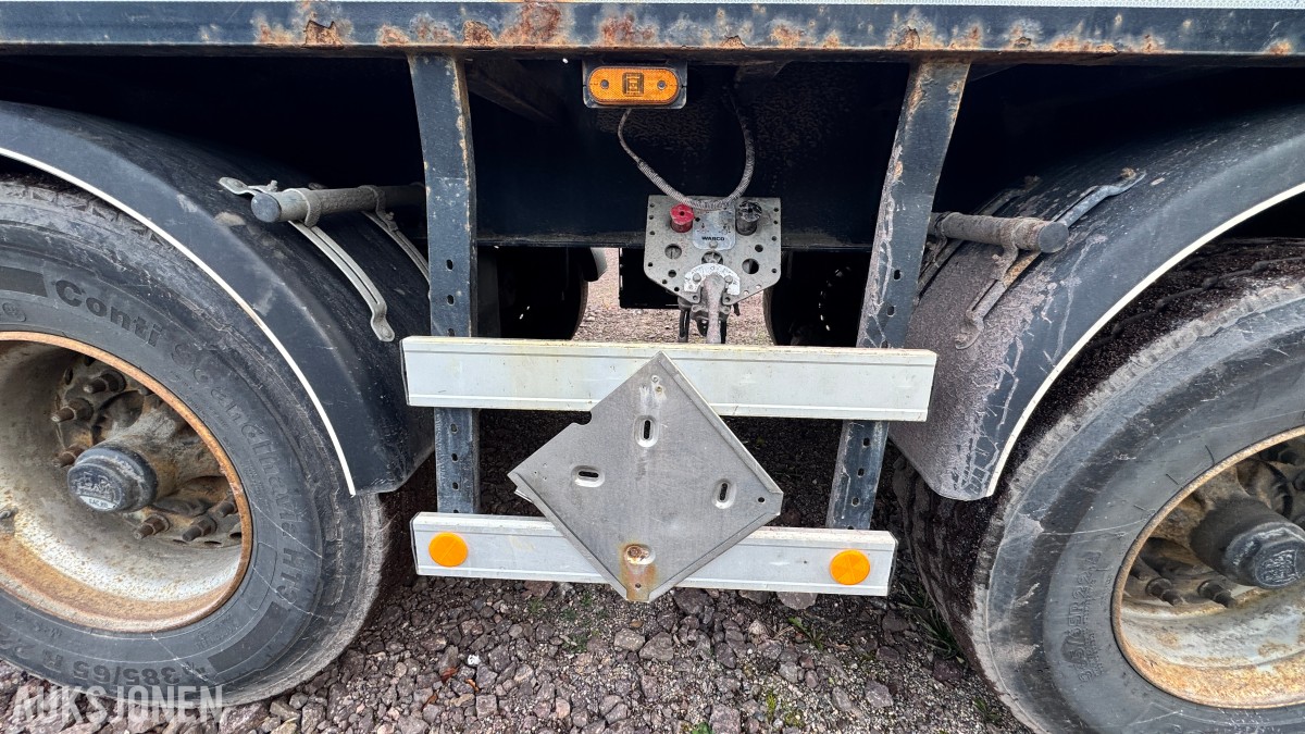 HRD SPLB3N 3-akslet plansemitrailer – 45 tonn toltalvekt – EU-Godkjent