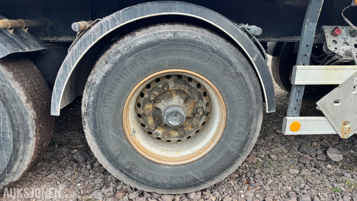 HRD SPLB3N 3-akslet plansemitrailer – 45 tonn toltalvekt – EU-Godkjent