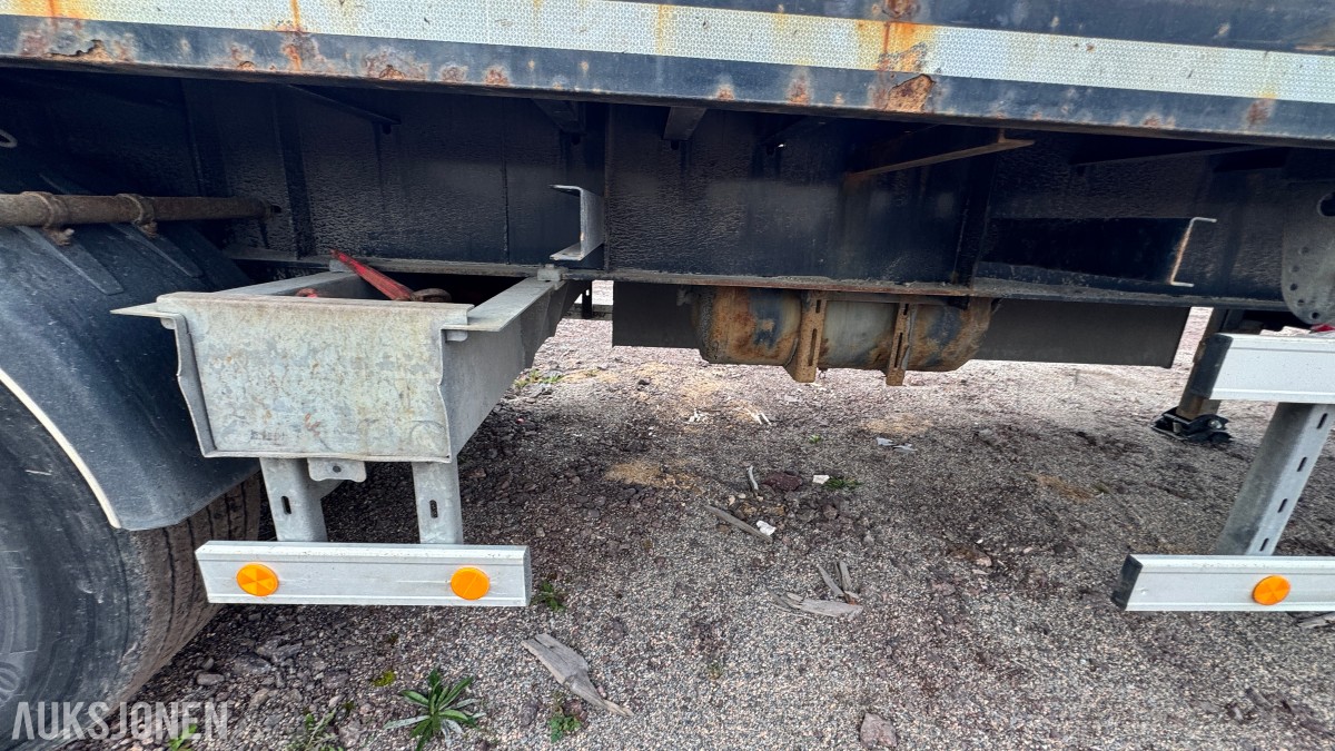 HRD SPLB3N 3-akslet plansemitrailer – 45 tonn toltalvekt – EU-Godkjent