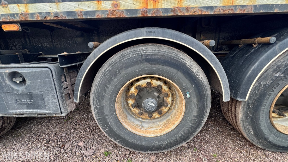 HRD SPLB3N 3-akslet plansemitrailer – 45 tonn toltalvekt – EU-Godkjent