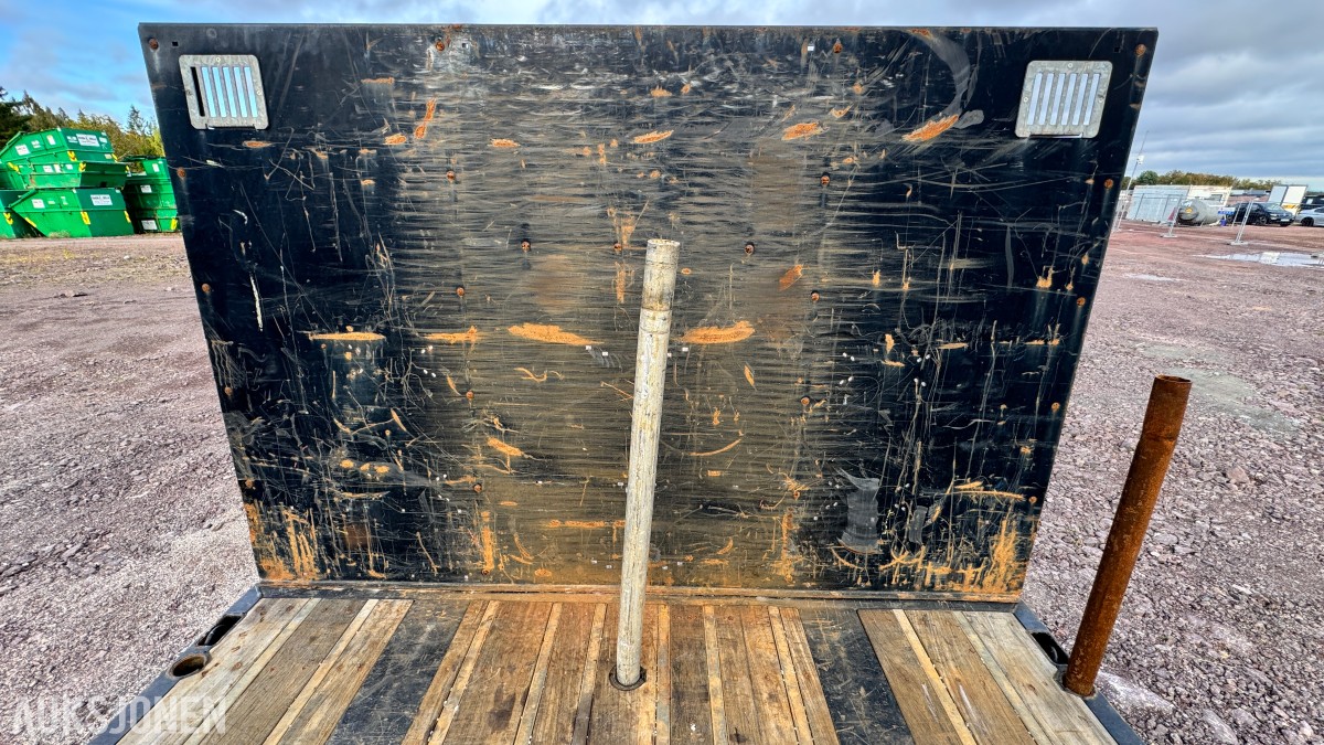 HRD SPLB3N 3-akslet plansemitrailer – 45 tonn toltalvekt – EU-Godkjent