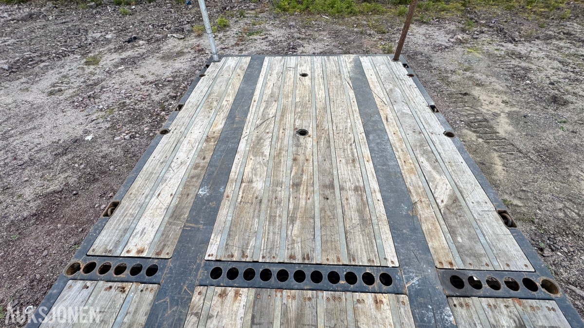 HRD SPLB3N 3-akslet plansemitrailer – 45 tonn toltalvekt – EU-Godkjent