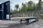 HRD SPLB3N 3-akslet plansemitrailer – 45 tonn toltalvekt – EU-Godkjent