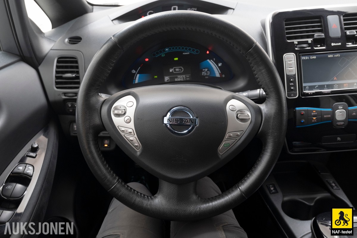 2017 Nissan Leaf 30 KWH NAVI CRUISE 360-KAMERA RATTVARME DAB 