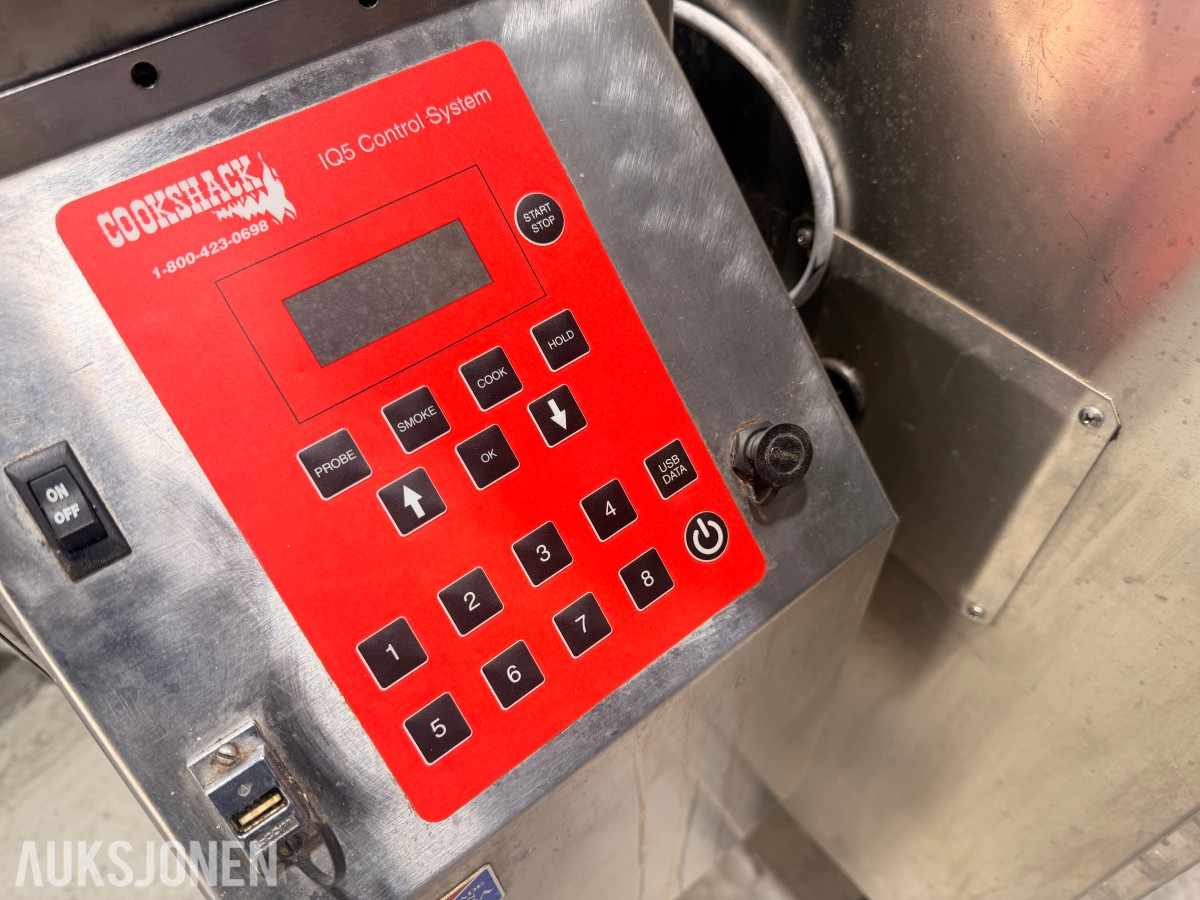 Cookshack Fast Eddy’s FEC120 pelletsmoker med IQ5-styring
