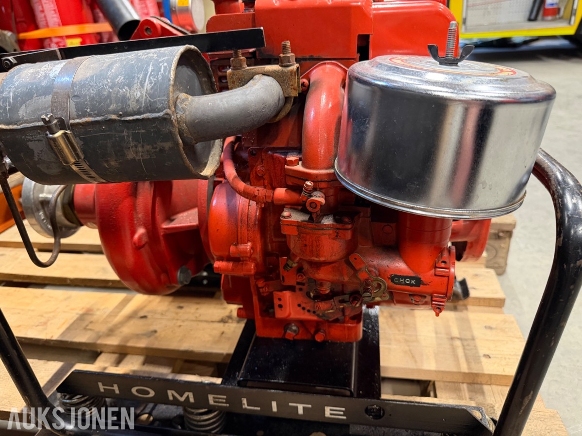 Homelite 2 1/2 Trykkpumpe, Diesel, Sugeslange 3 meter