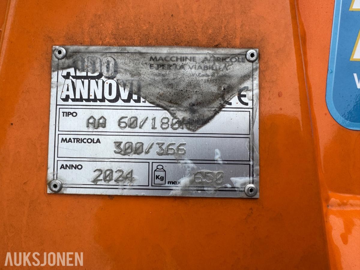 2024 Aldo Annovi AA50/160H snøfreser
