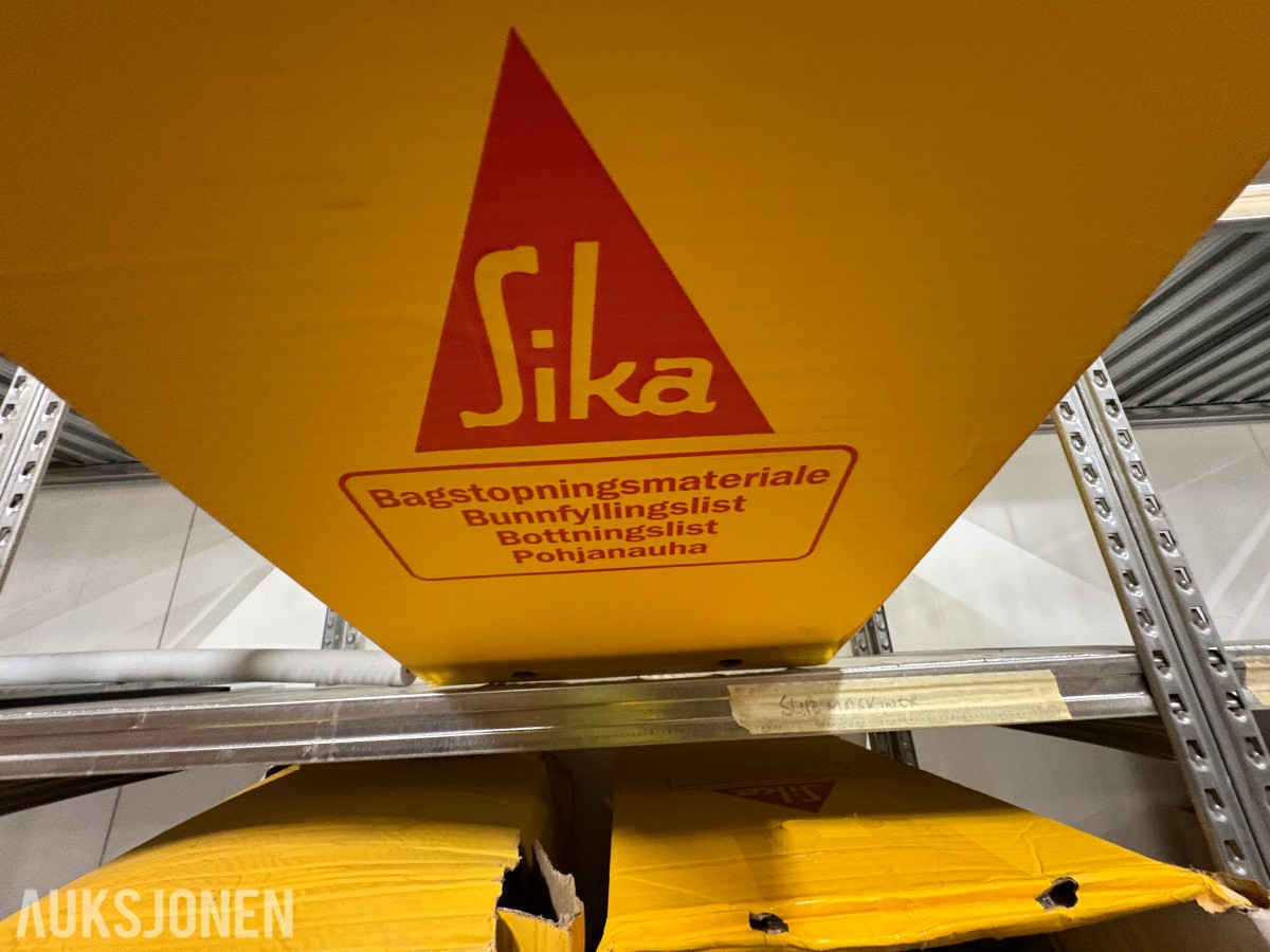 Sika bunnfyllingslist - 3 esker som er åpnet