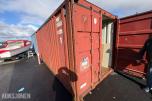 1991 20-fots container med diverse innhold