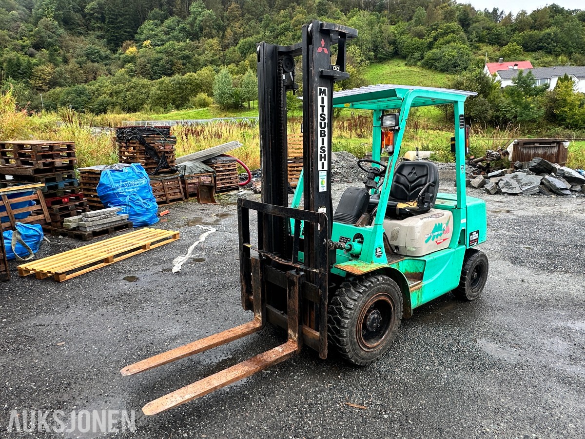1997 Mitsubishi FD30CAP Gaffeltruck, 3 000 kg, 6 244 timer