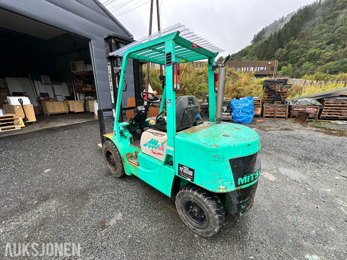 1997 Mitsubishi FD30CAP Gaffeltruck, 3 000 kg, 6 244 timer