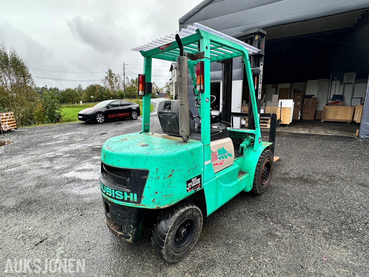 1997 Mitsubishi FD30CAP Gaffeltruck, 3 000 kg, 6 244 timer